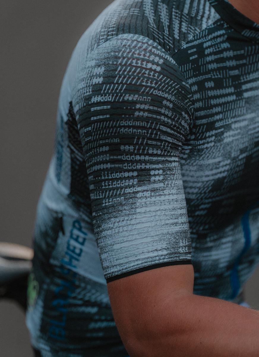 Men's AeroWeave SS Jersey - Black Asciid - Image 3