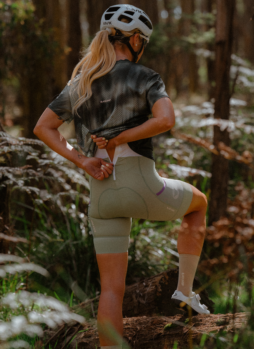 Women's Enduro Bib - Olive Leaf - Image 2