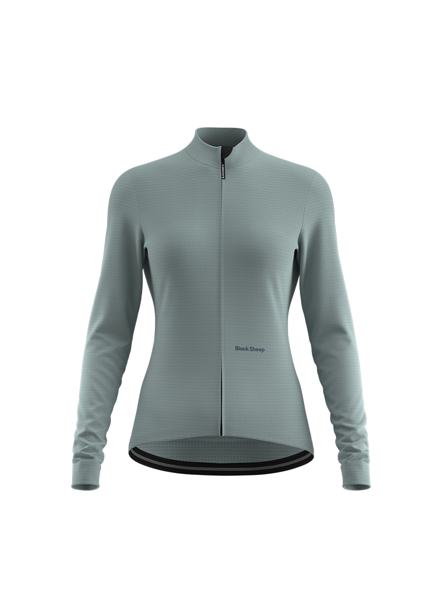 Women's GridFleece Thermal Jersey - Titanium