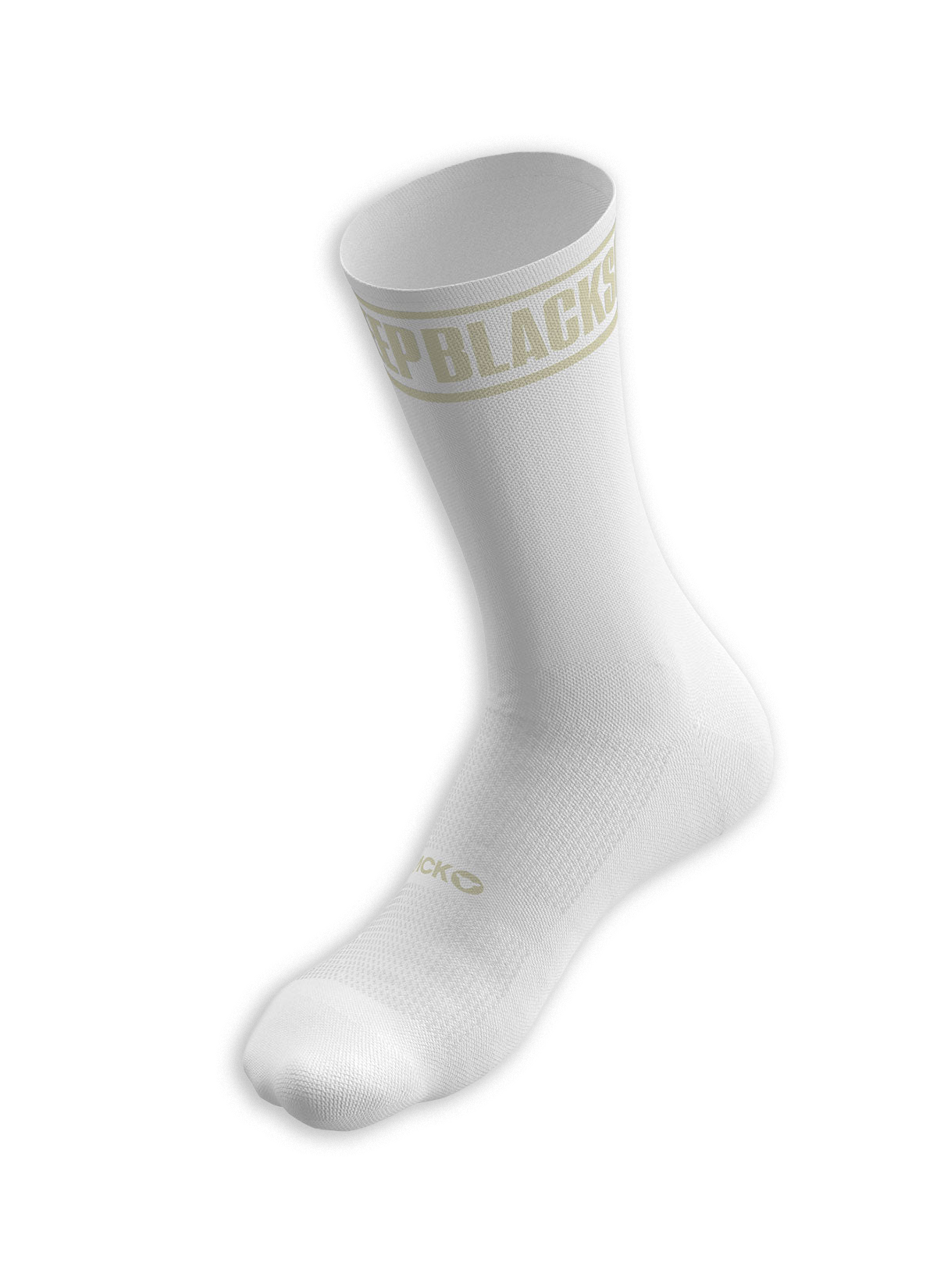 Crew Sock - White Tape Bleached